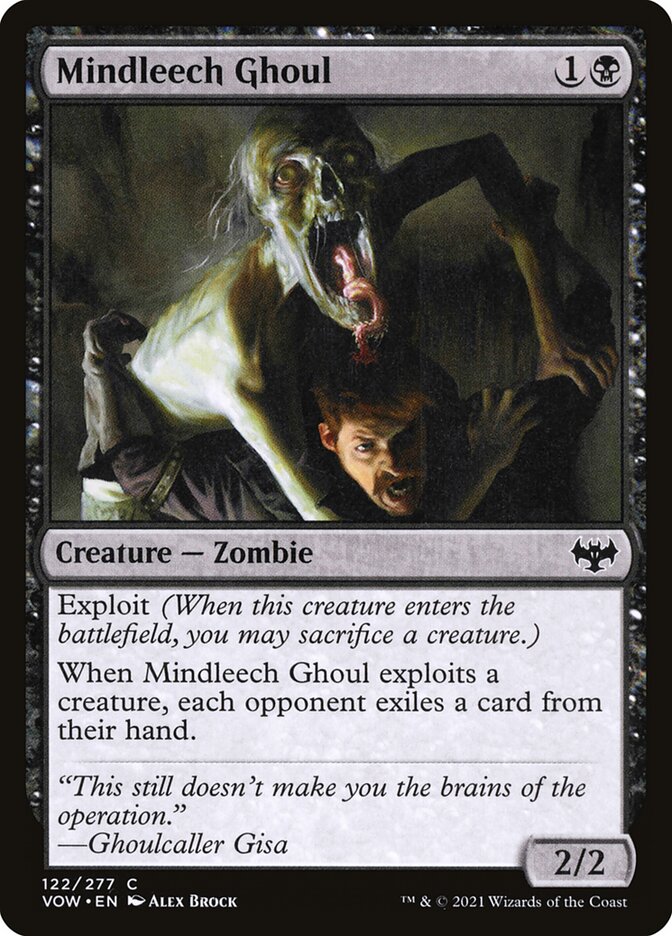 Mindleech Ghoul card front
