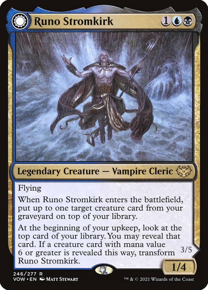 Runo Stromkirk card front