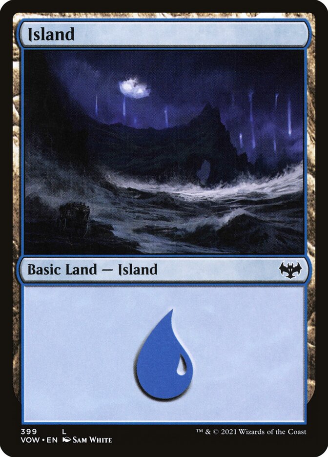 Island card front