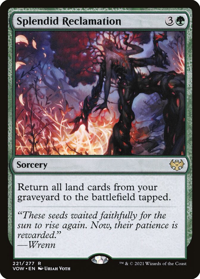 Splendid Reclamation card front