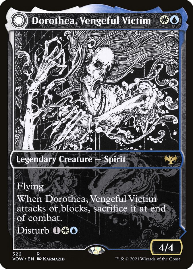 Dorothea, Vengeful Victim card front
