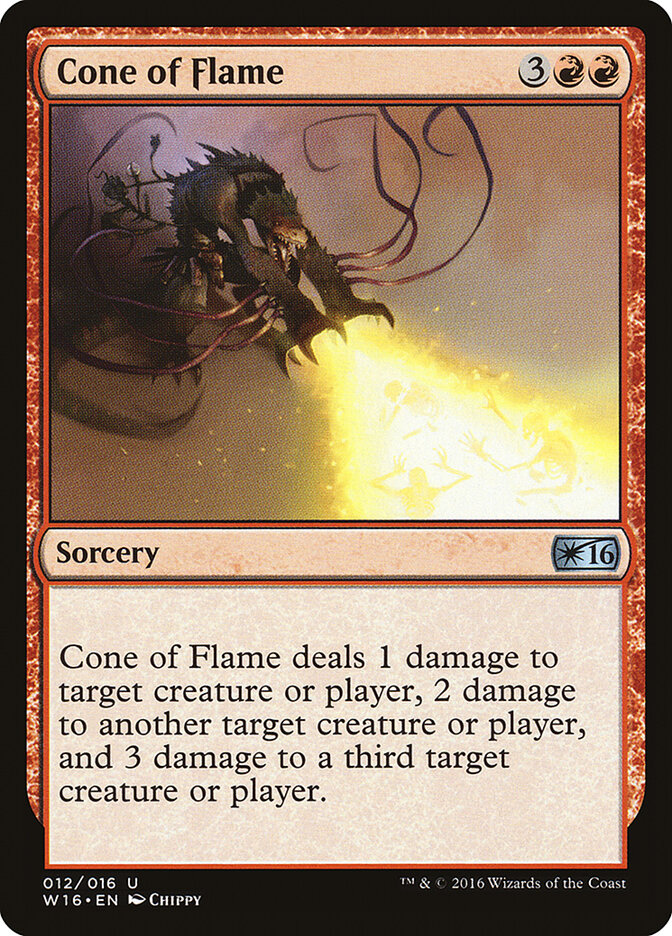 Cone of Flame card front
