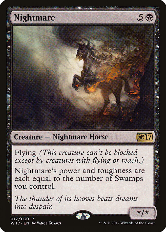 Nightmare card front