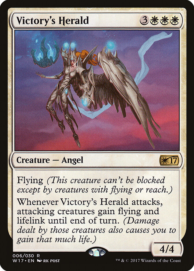 Victory's Herald card front