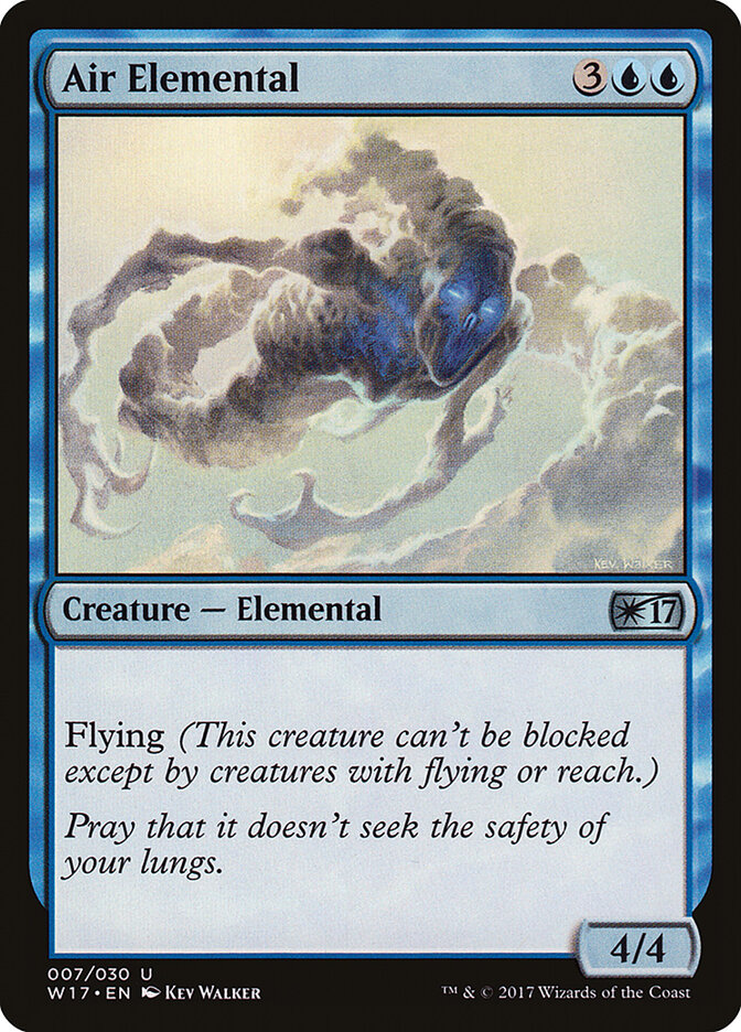 Air Elemental card front