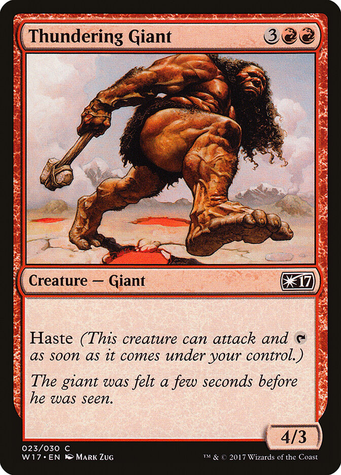 Thundering Giant card front