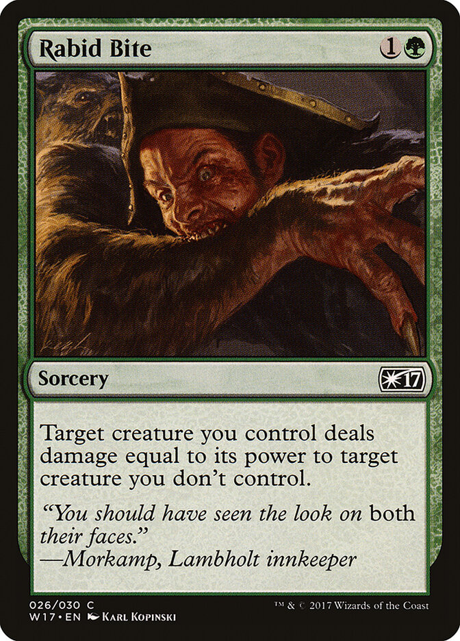 Rabid Bite card front