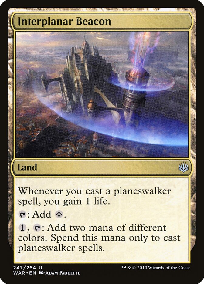 Interplanar Beacon card front