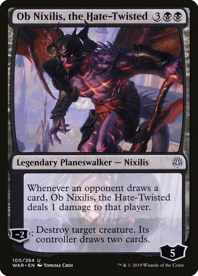 Ob Nixilis, the Hate-Twisted card front