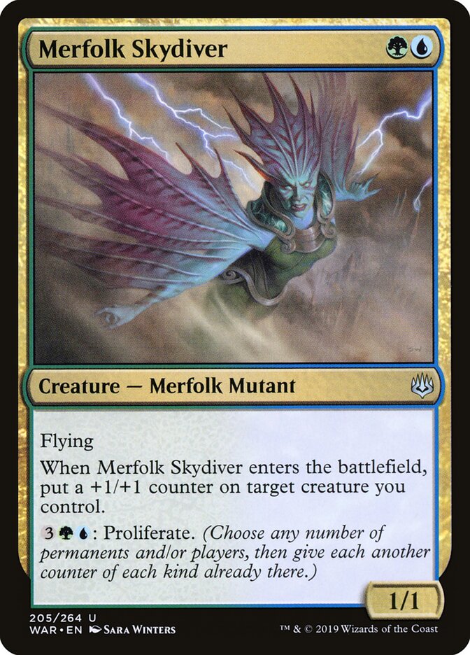 Merfolk Skydiver card front