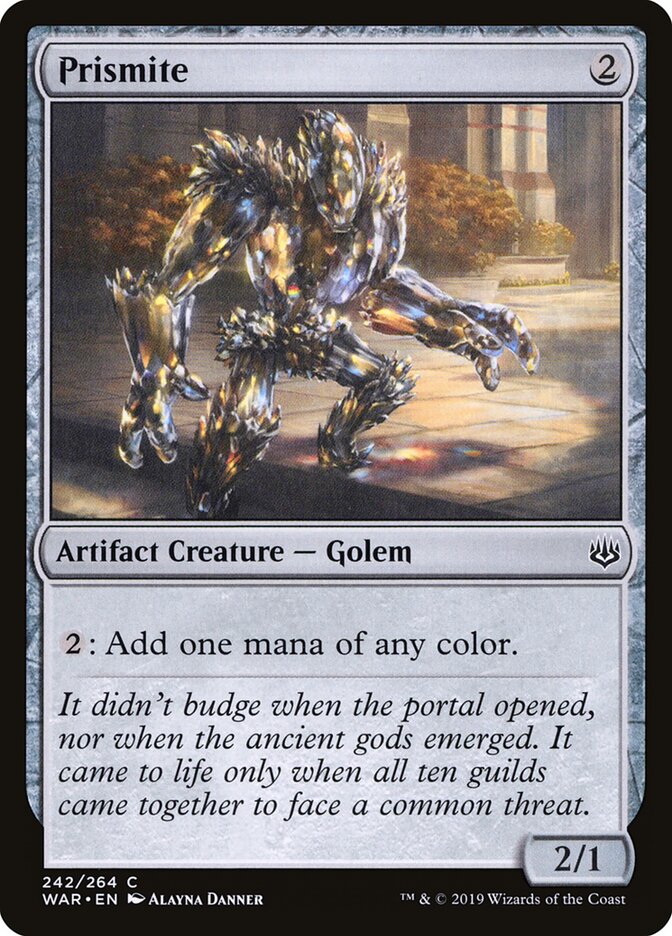 Prismite card front