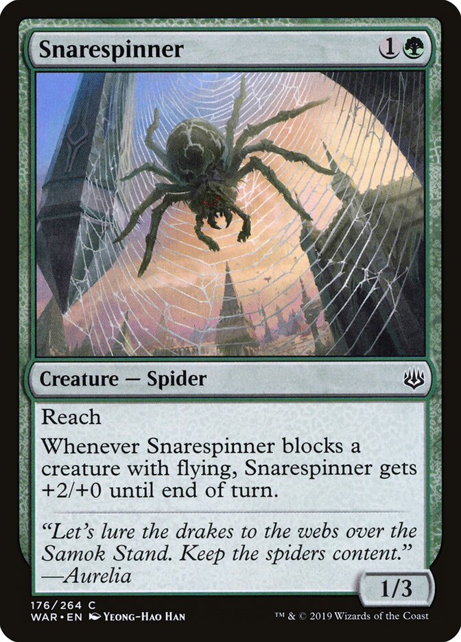 Snarespinner card front