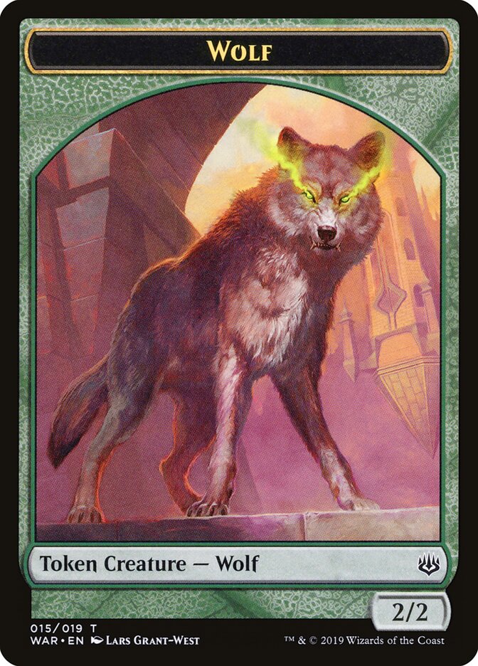Wolf card front