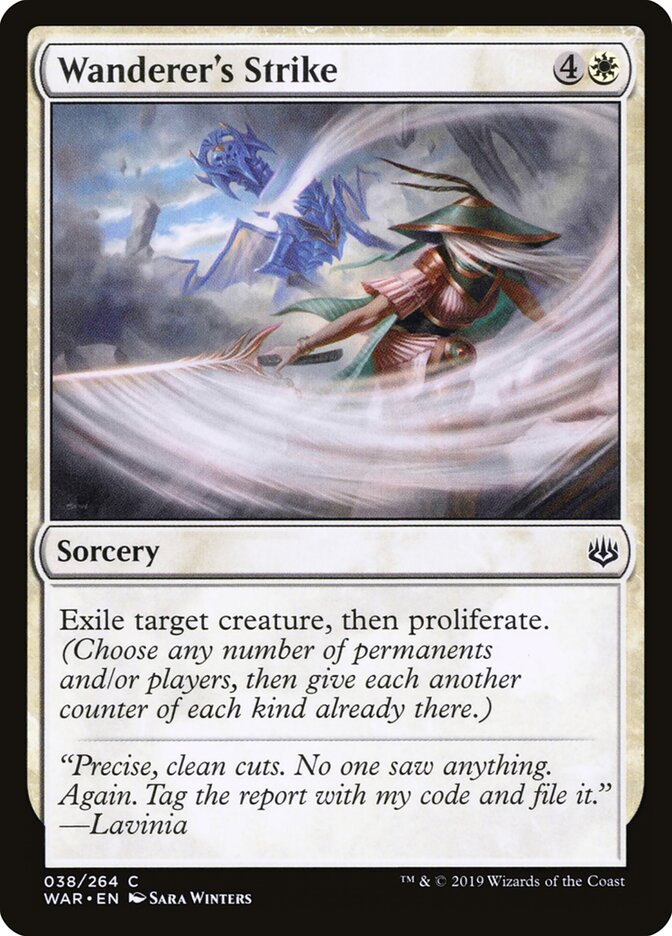 Wanderer's Strike card front