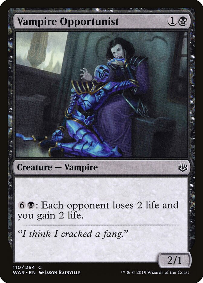 Vampire Opportunist card front