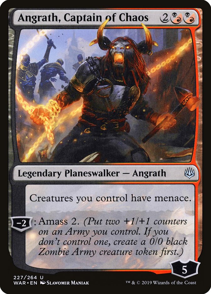 Angrath, Captain of Chaos card front