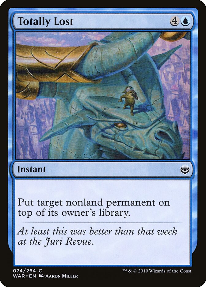 Totally Lost card front
