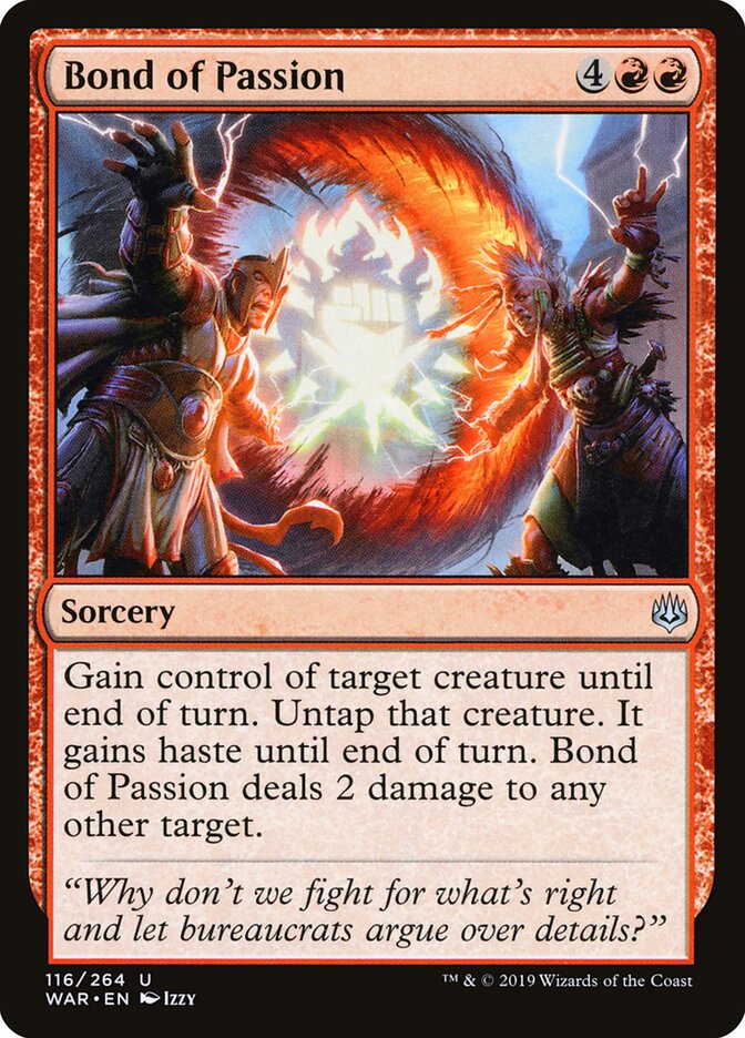 Bond of Passion card front