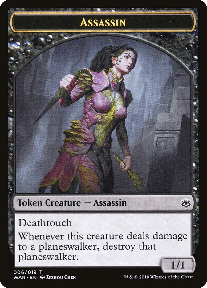 Assassin card front