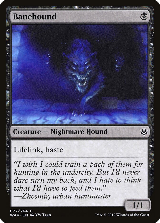 Banehound card front
