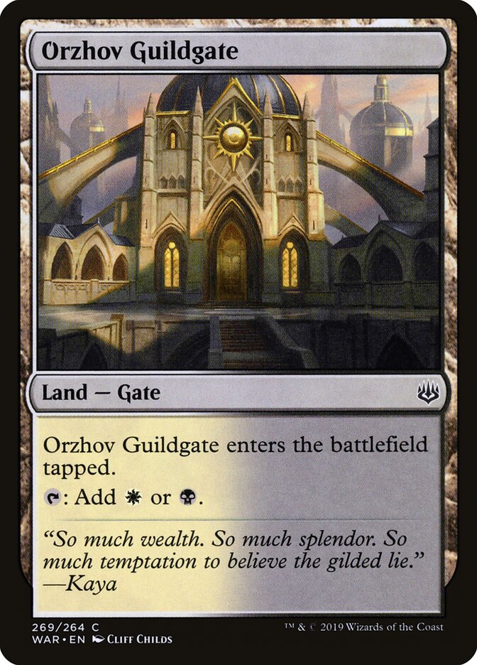 Orzhov Guildgate card front