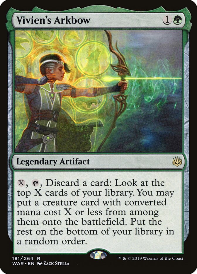 Vivien's Arkbow card front