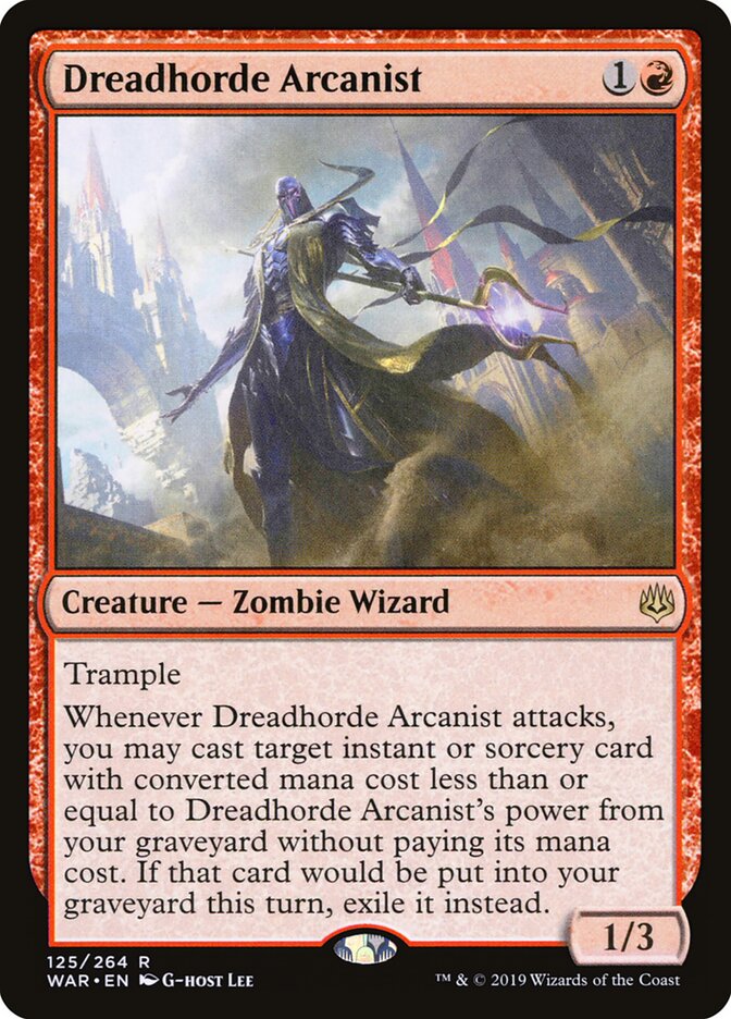 Dreadhorde Arcanist card front