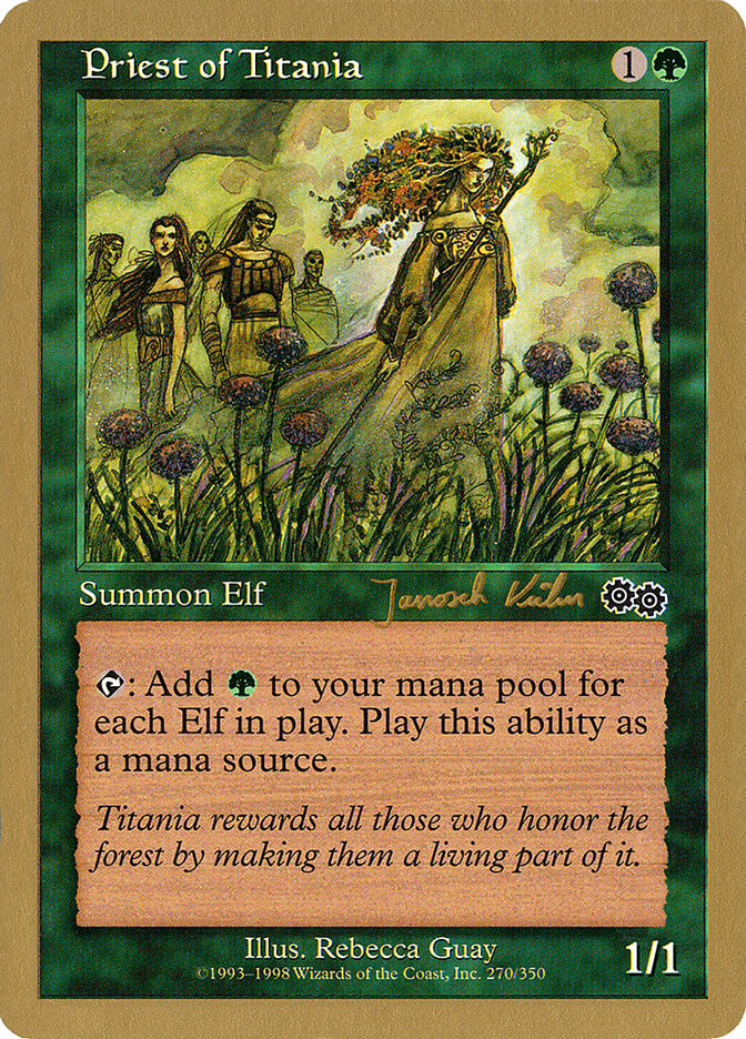 Priest of Titania card front