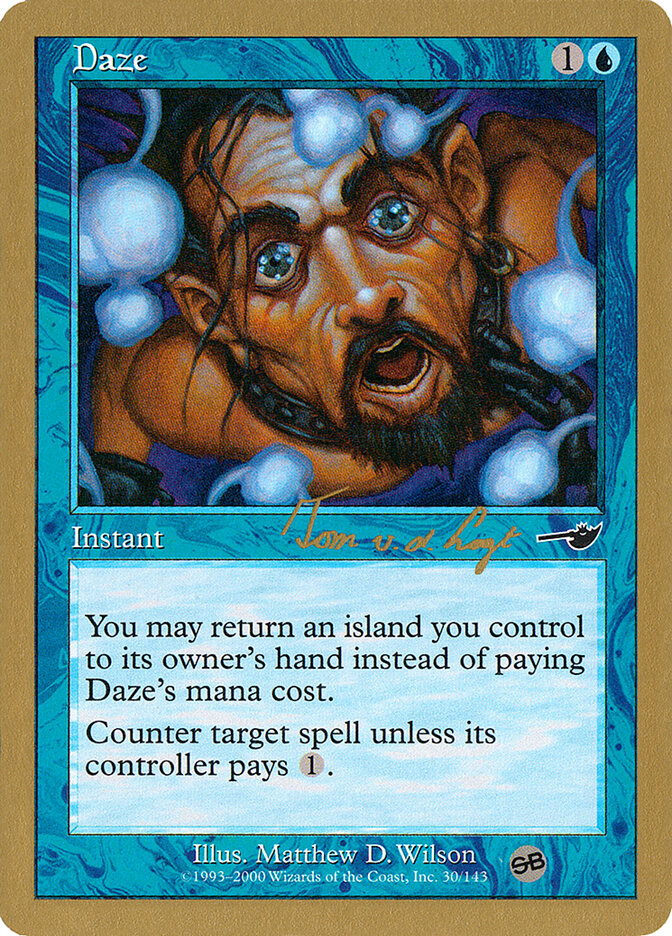 Daze card front