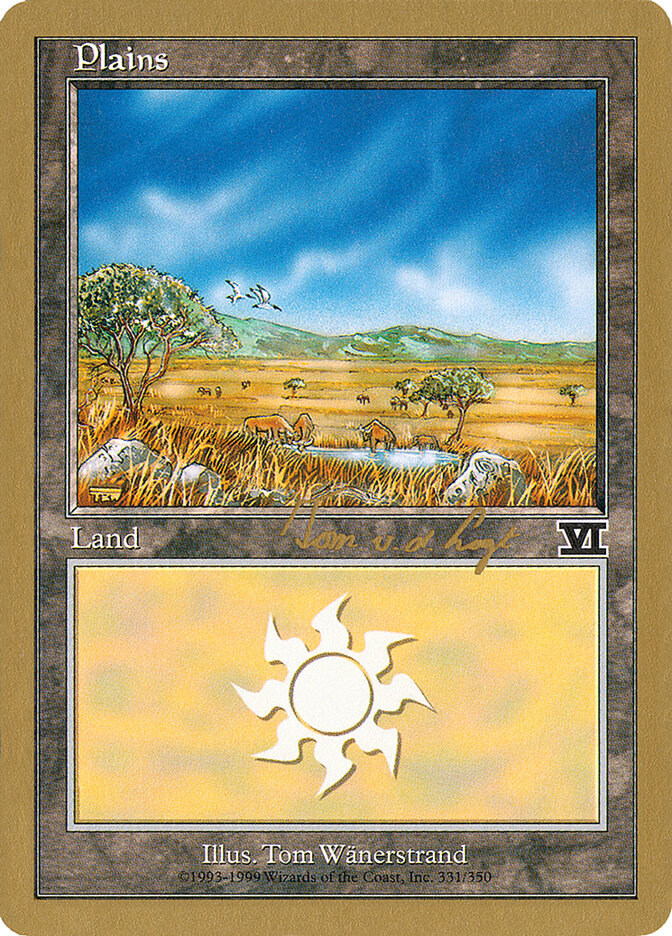 Plains card front