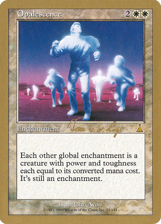 Opalescence card front