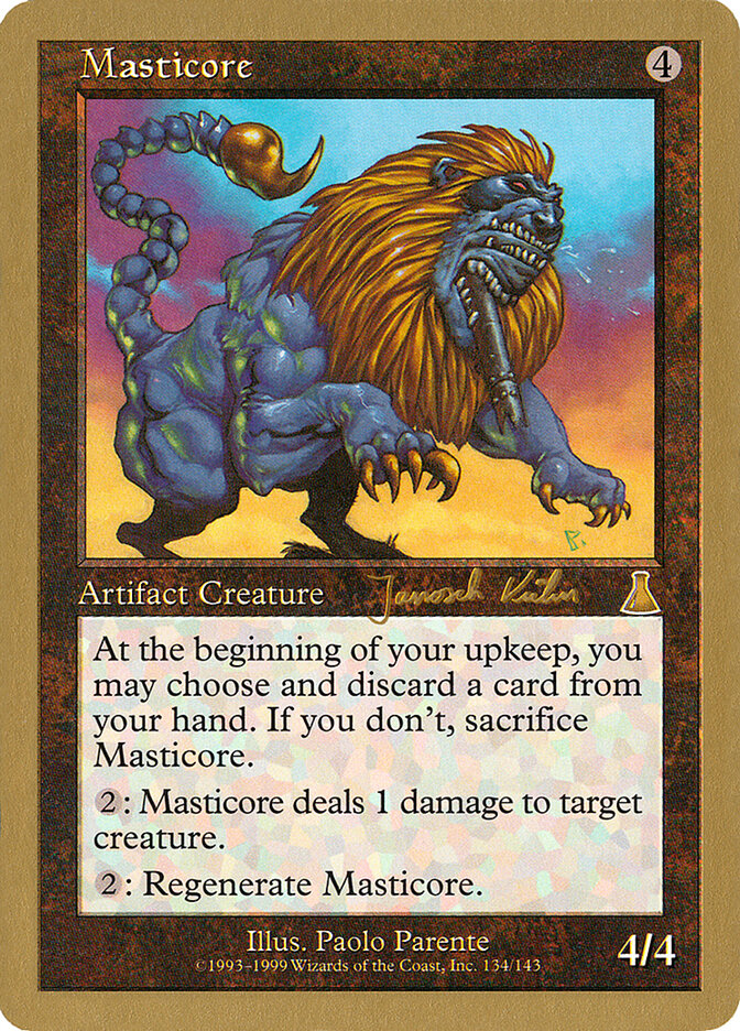 Masticore card front