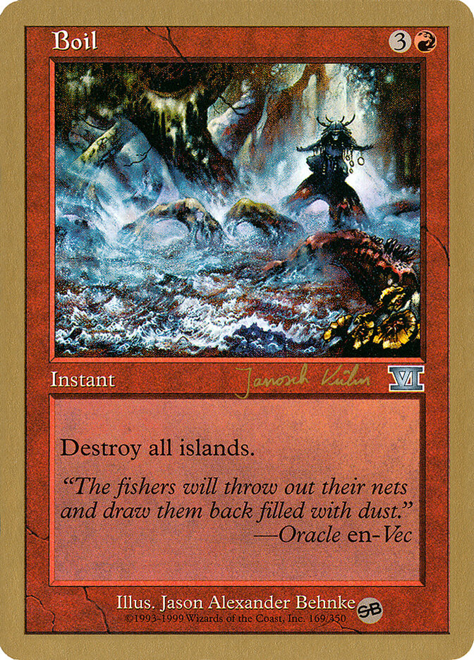 Boil card front