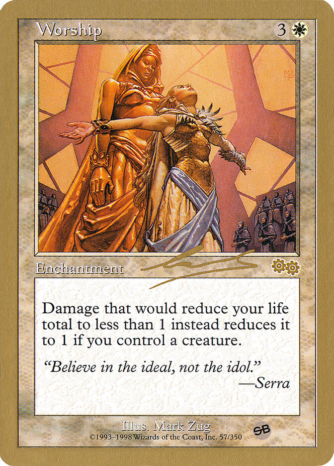 Worship card front