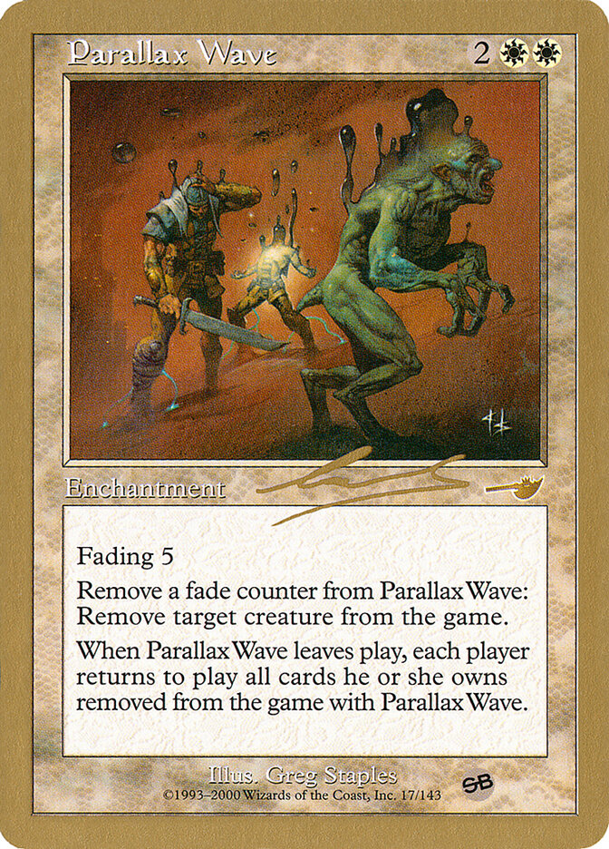 Parallax Wave card front
