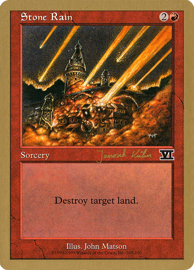 Stone Rain card front