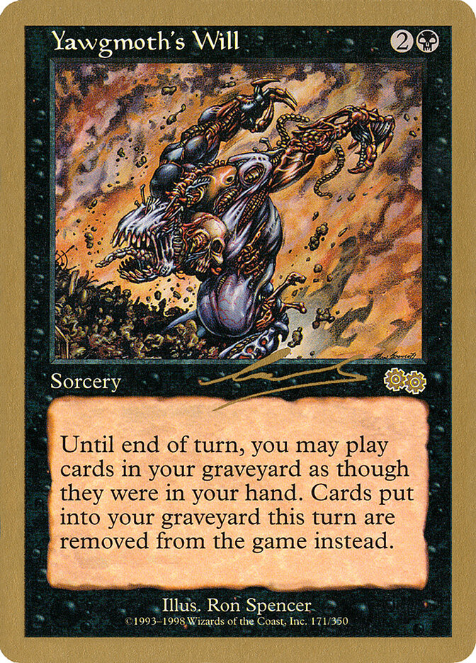 Yawgmoth's Will card front