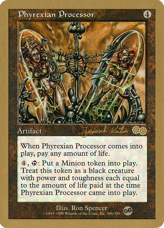 Phyrexian Processor card front