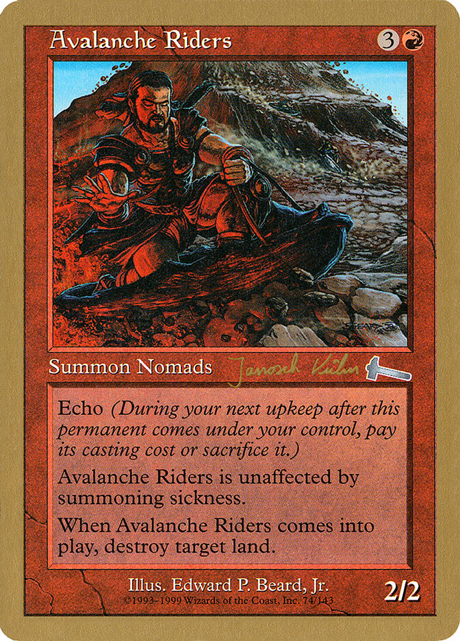 Avalanche Riders card front
