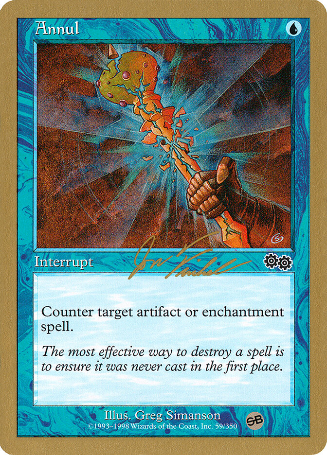 Annul card front