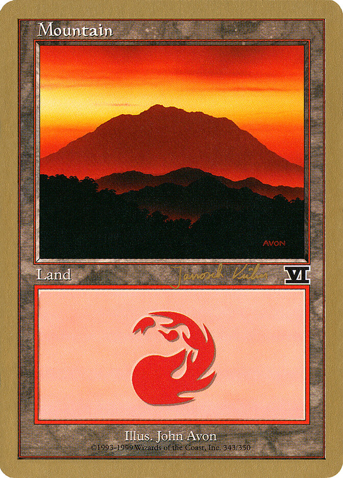 Mountain card front