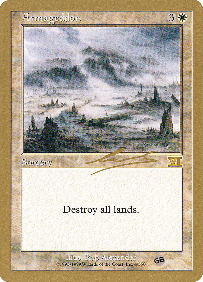 Armageddon card front