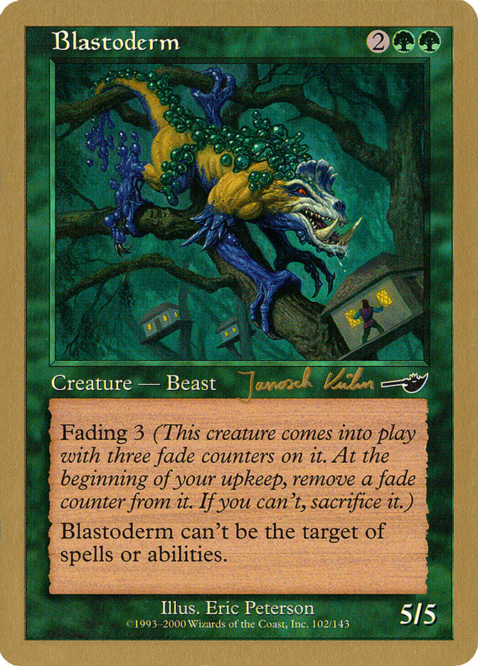 Blastoderm card front