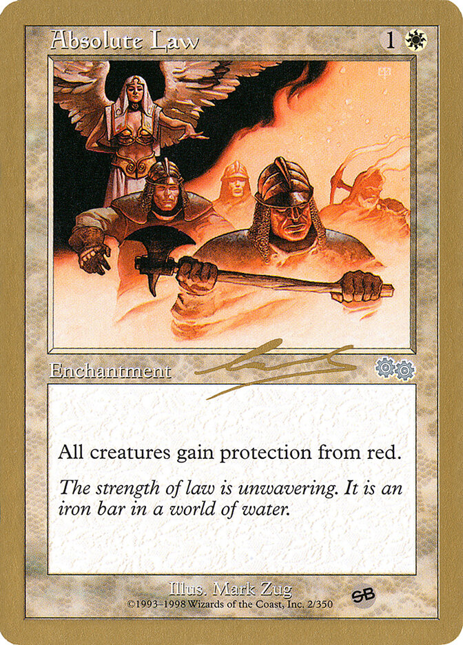 Absolute Law card front