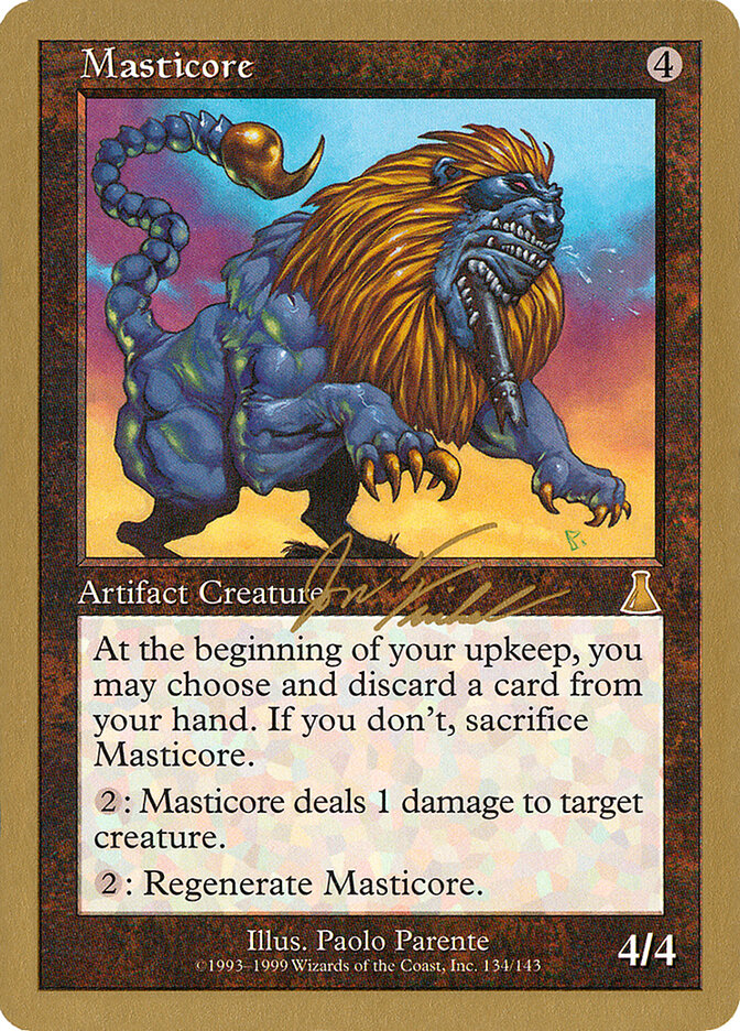 Masticore card front