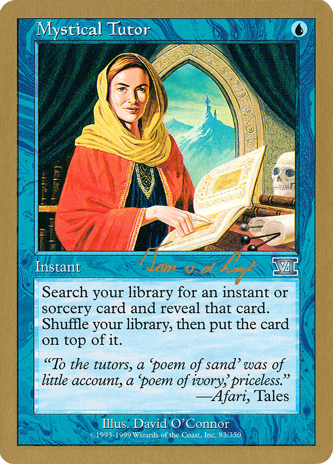 Mystical Tutor card front