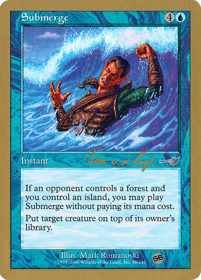 Submerge card front