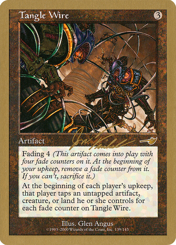 Tangle Wire card front
