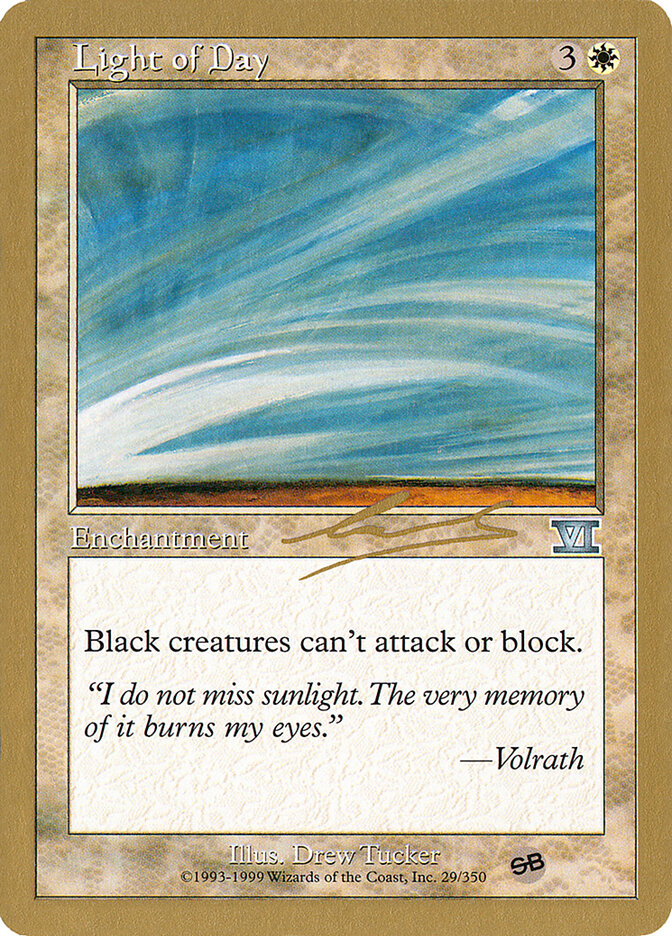 Light of Day card front
