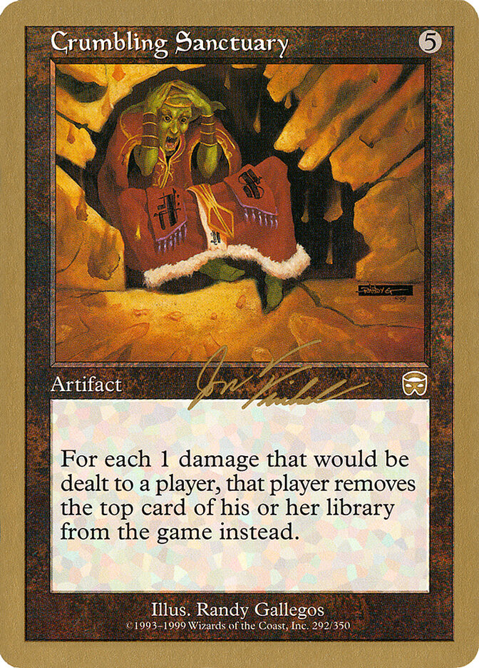 Crumbling Sanctuary card front